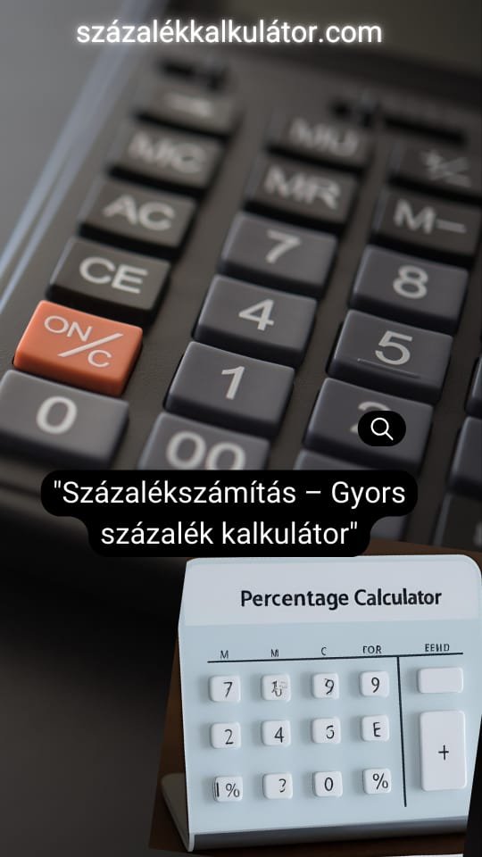 Százalékszámítás kalkulátor